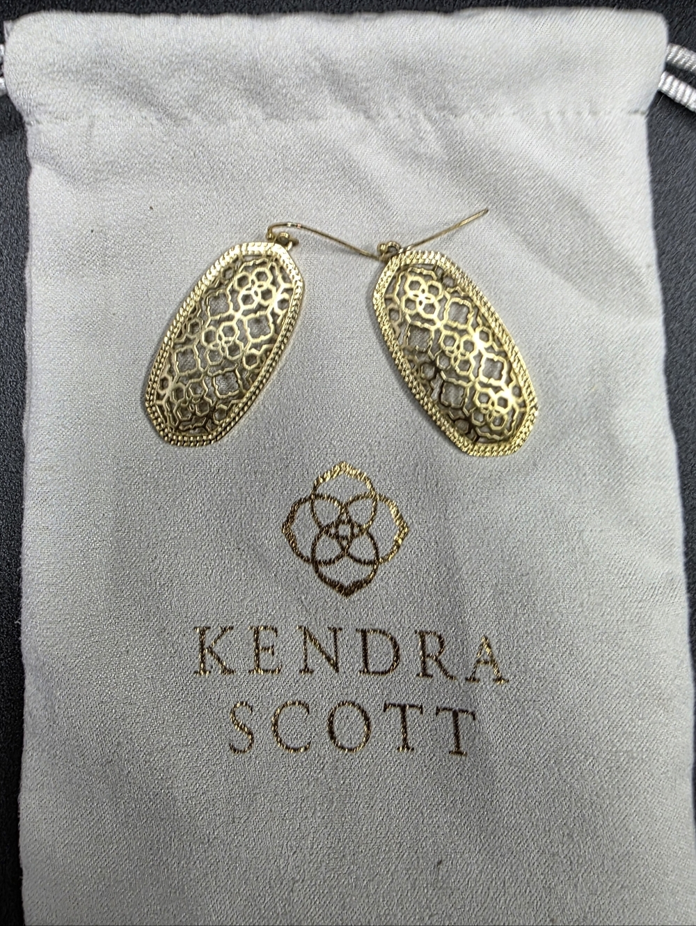 Kendra Scott Elle Drop Earrings Gold